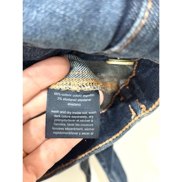 NWT Tommy Hilfiger Long Sleeve Dark Wash Denim Trucker Jacket Blue Women's Small - Picture 6 of 6